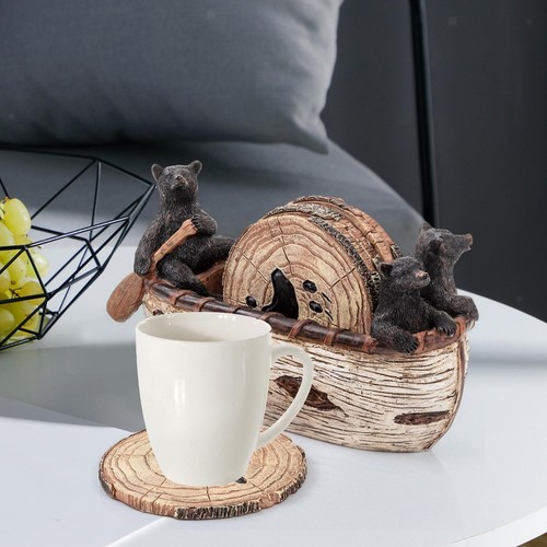 Wooden coasters set with - coasters,