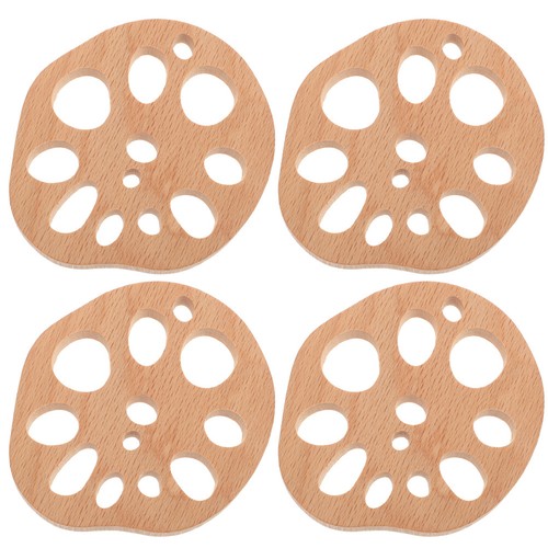 4pcs reusable beech wood - reusable, drink