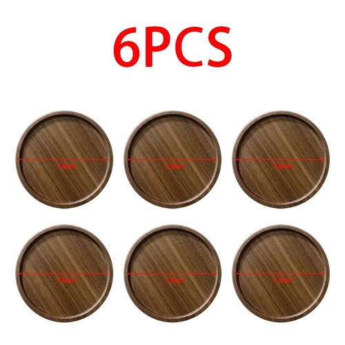 6pcs black walnut wood - 6pcs,