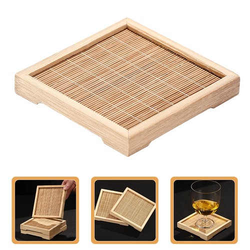 Wood coasters for drinks - coasters,