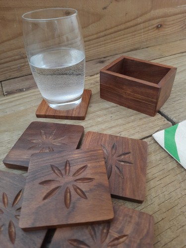 Set square wooden - set,