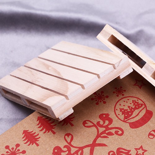 Pcs wood coasters reusable - ,