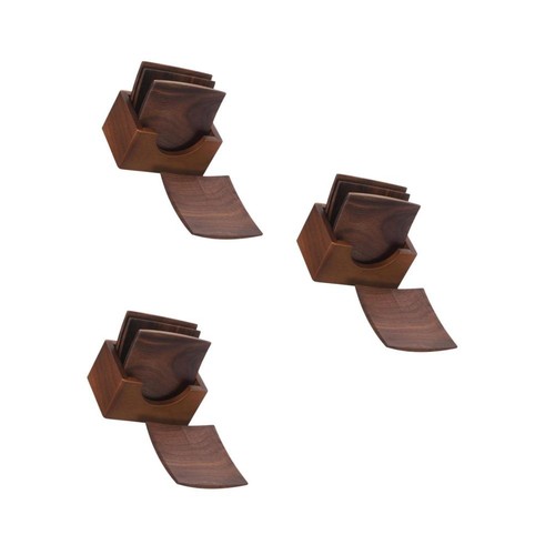 Sets walnut coaster cup - 3,